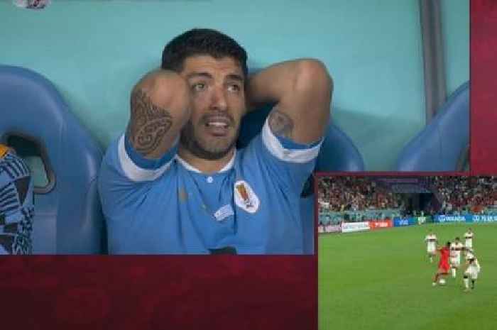 BREAKING Luis Suarez breaks down in tears as dramatic late South Korea goal dumps Uruguay out