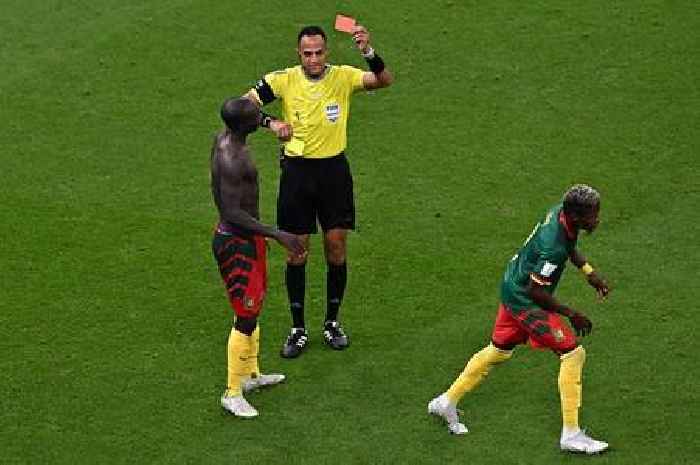Vincent Aboubakar scores last-gasp winner vs Brazil - before referee sends him off