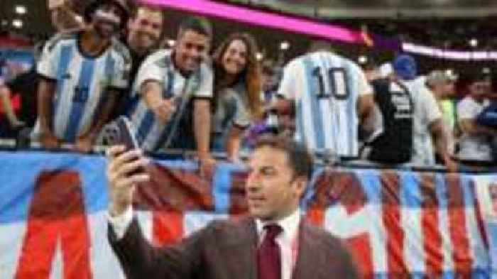 World Cup: Build-up to Argentina v Australia - watch, listen & follow text