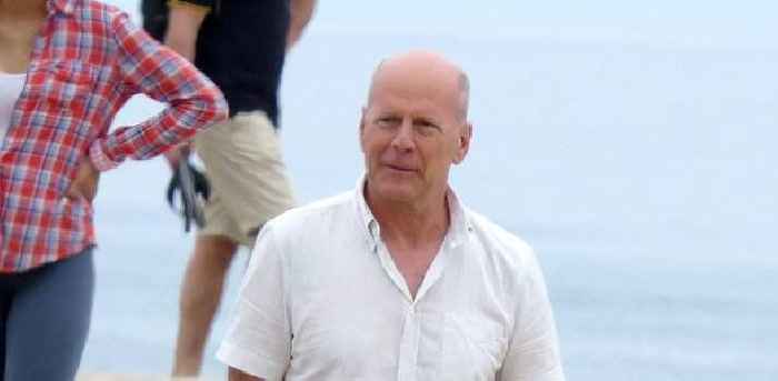 Sunny Disposition! Bruce Willis & Friend Swing By Malibu Juice Shop As Actor Focuses On His Health
