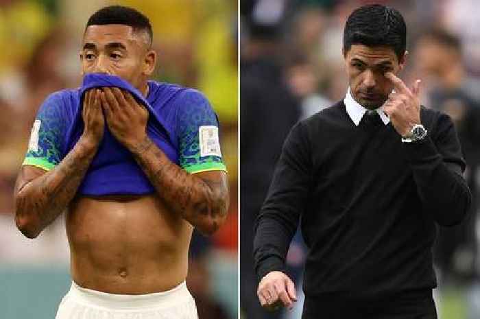 Arsenal fans fearful with Gabriel Jesus 'ruled out of World Cup' for Brazil