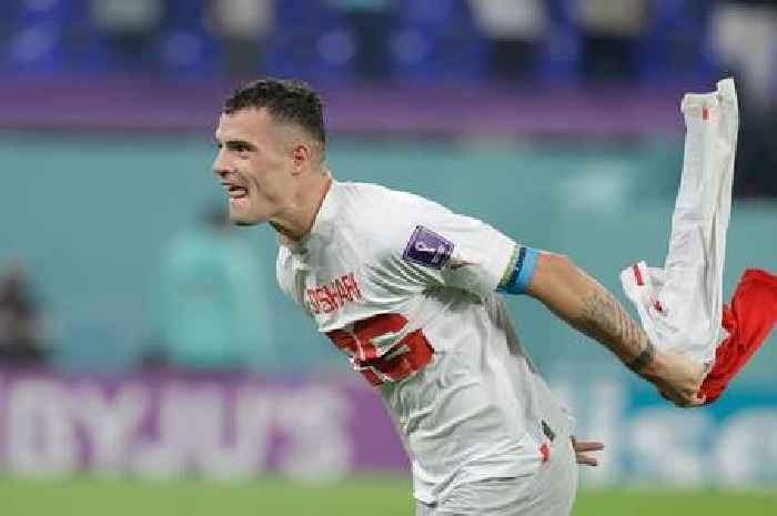 Arsenal's Granit Xhaka embroiled in World Cup controversy after Switzerland victory over Serbia