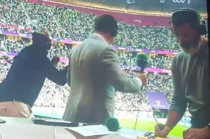 Roy Keane's reaction to England goal against Senegal at World Cup has fans howling