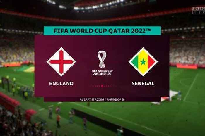 We simulated England vs Senegal to get a World Cup Round of 16 score prediction