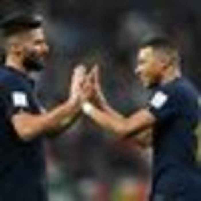 Giroud and Mbappe both break records as France reach World Cup quarters