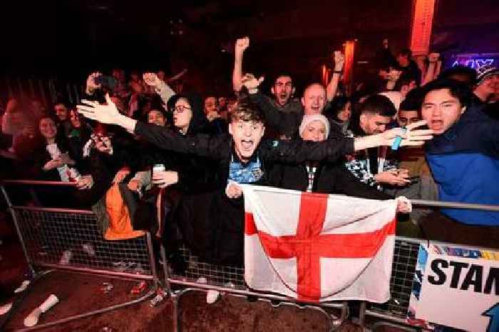 England fans party the night away back home and in Qatar as France await at World Cup