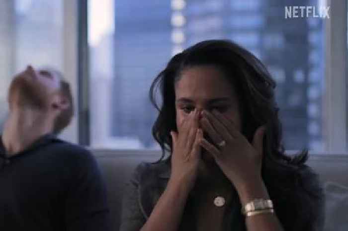 Harry and Meghan's bombshell Netflix trailer drops as duchess is seen in tears