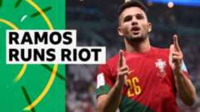 Ronaldo replacement Ramos runs riot for Portugal