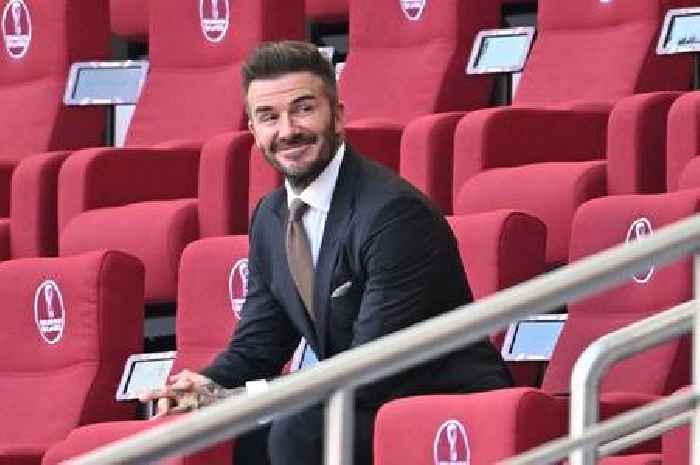 David Beckham inspires England to World Cup success with surprise Qatar visit