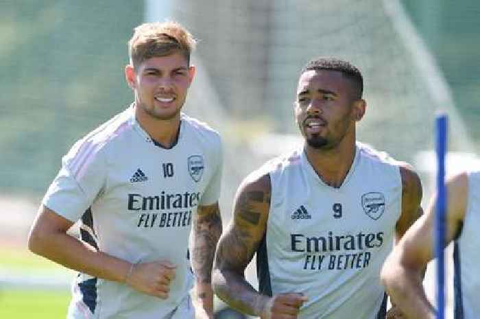 Emile Smith Rowe attends Arsenal training ahead of Dubai friendlies and Premier League restart