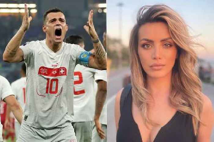 Granit Xhaka's dad rages at glamorous journalist who slammed his 'gesture' at World Cup