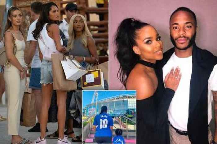 England WAGs support Raheem Sterling's family and encourage them to fly back out