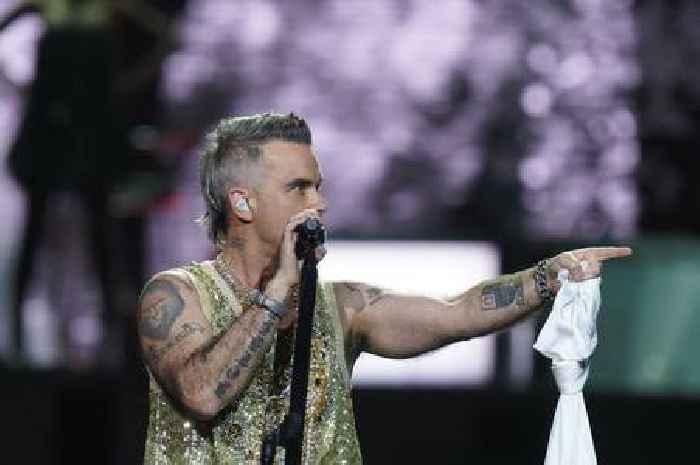 Robbie Williams treats England squad to surprise private gig ahead of World Cup match against France