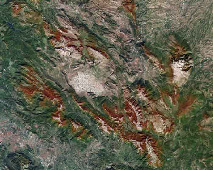 Earth from Space: Fucino, Italy