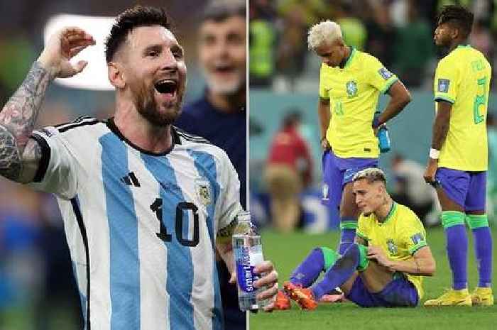 Football fans claim 'stars are aligning for Messi' as Brazil crash out of the World Cup
