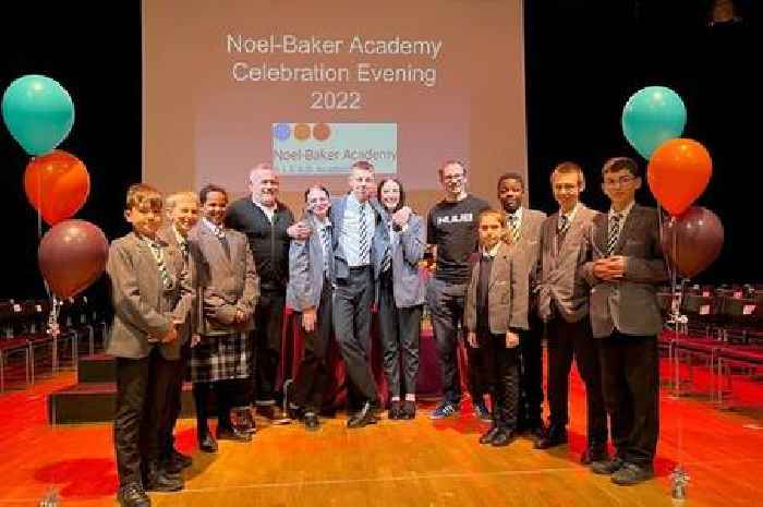 Britain's greatest male Olympian surprises school kids at Noel-Baker Academy