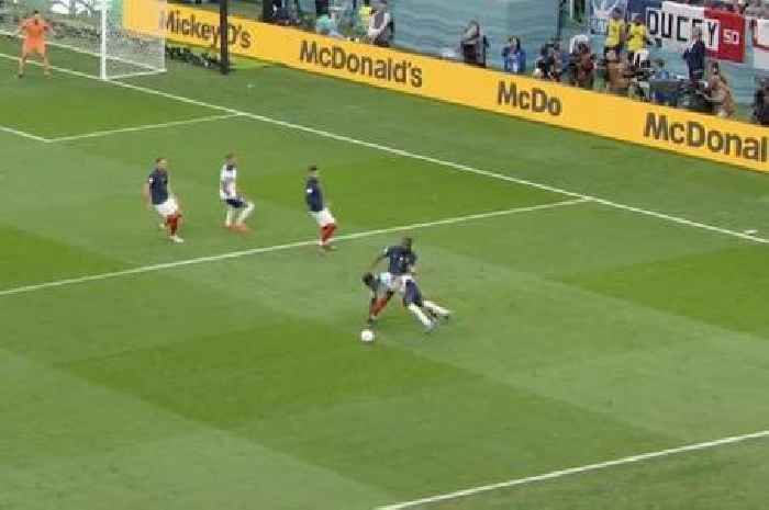Aurelien Tchouameni scores worldie - but England fans think it shouldn't have counted