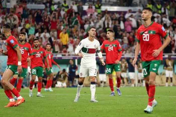 Cristiano Ronaldo's Portugal crash out of World Cup as Morocco through to semi-finals