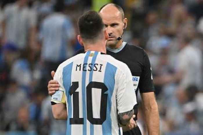 Fans left baffled by 'fanboy' referee's attitude towards Lionel Messi at World Cup