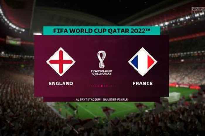 We simulated England vs France to get a World Cup quarter-final score prediction