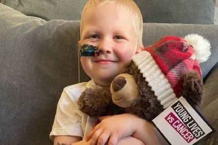 Little boy with cancer helping others with illness this Christmas