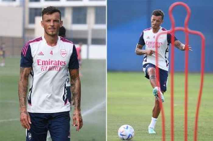 Ben White back training with Arsenal after bust-up in England's World Cup camp