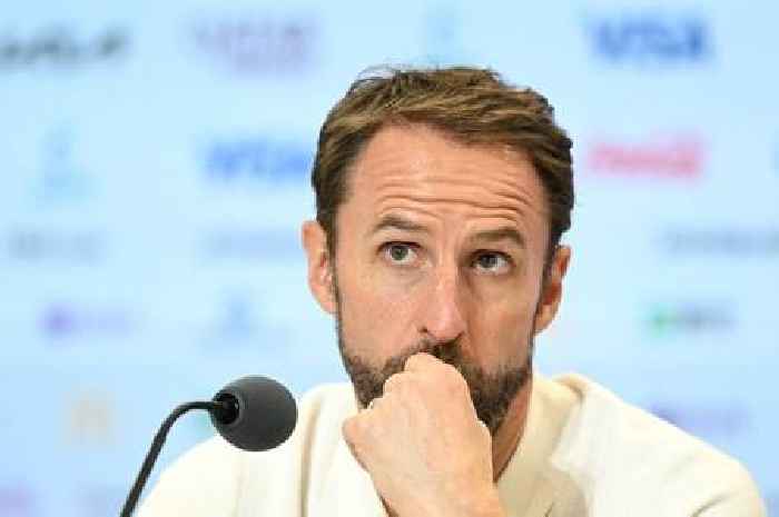 Dejected Gareth Southgate gives little away when discussing his future as England boss