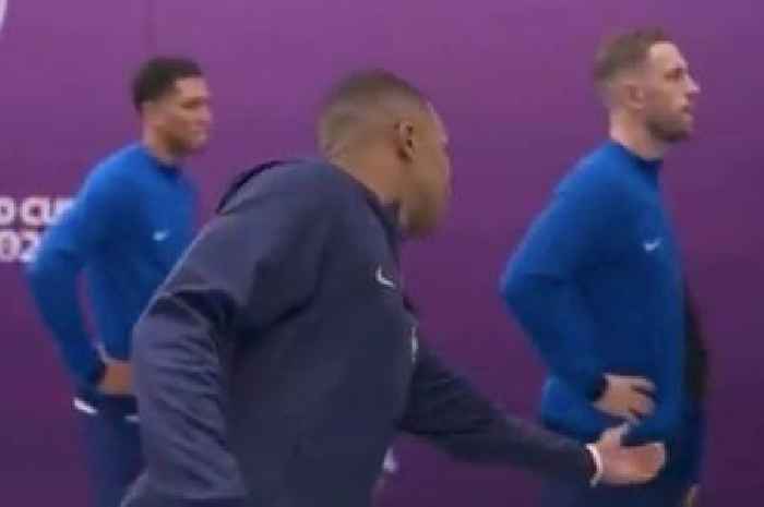 Footage drops of Kylian Mbappe being savagely snubbed by England players in tunnel