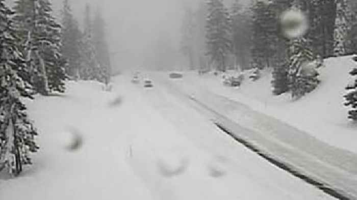 Storm Packing High Winds, Heavy Snow Blows Into The Sierra