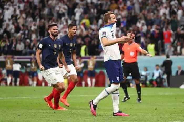 New footage shows what Olivier Giroud did to Harry Kane after England World Cup penalty miss