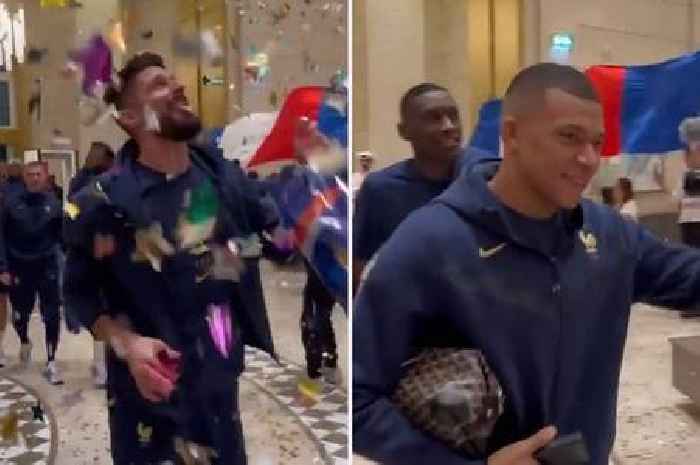 France players party 'like World Cup winners' with hotel rave after England win