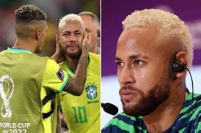 Neymar posts emotional private WhatsApp messages with Brazil World Cup team-mates