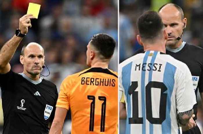 Referee sent home from World Cup after 'fanboying' Messi and 18 yellows in one game