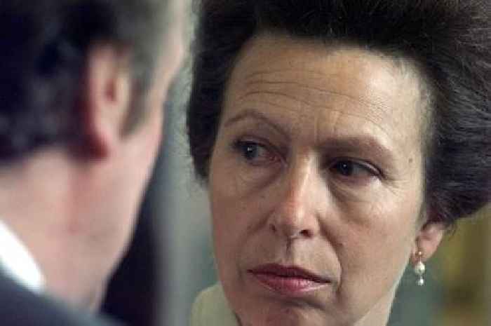 Princess Anne will be the woman in the new pearl earrings today if Sir Timothy Laurence does his job
