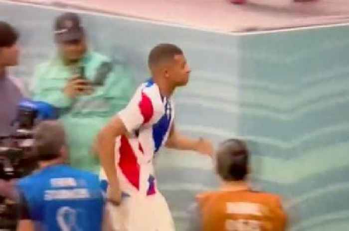 France's Kylian Mbappe rushes to World Cup fan's aid after smacking him with a football