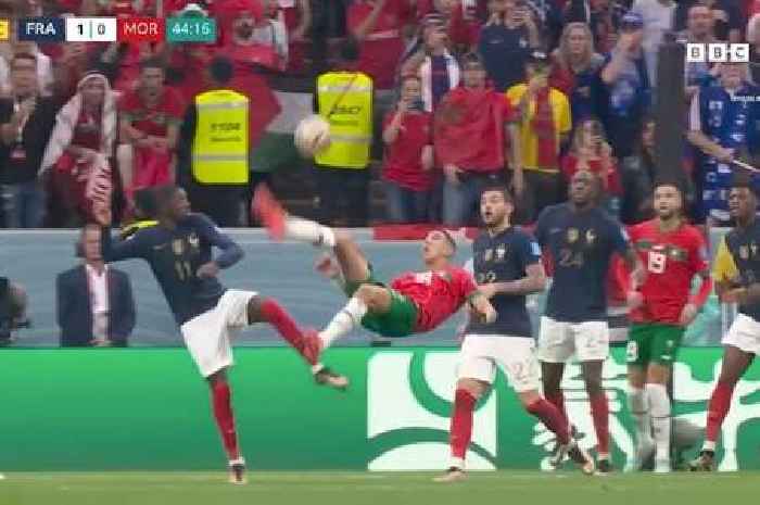 Morocco denied 'one of World Cup's greatest ever goals' after outrageous bicycle kick