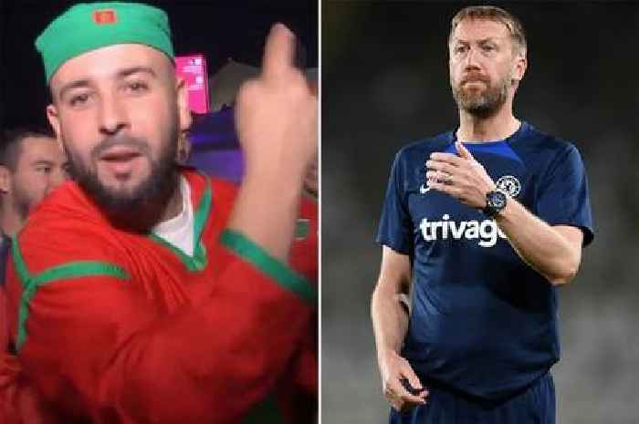 Morocco fans fire shots at Chelsea boss Graham Potter after getting to World Cup semis