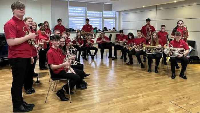 Redhills Youth Brass Band perform at Sage Gateshead