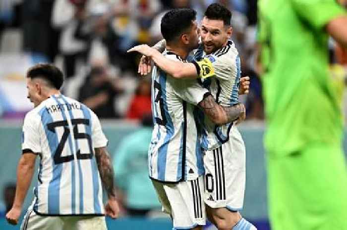 What Tottenham star Cristian Romero did to Lionel Messi at full-time after Argentina vs Croatia
