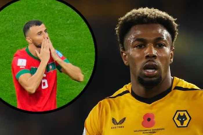 Adama Traore sends message to former Wolves star Romain Saiss after World Cup exit