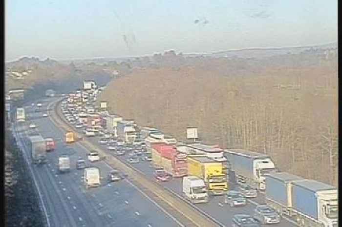 M5 traffic live as two lorries crash with 50 minute delays heading to Gloucestershire