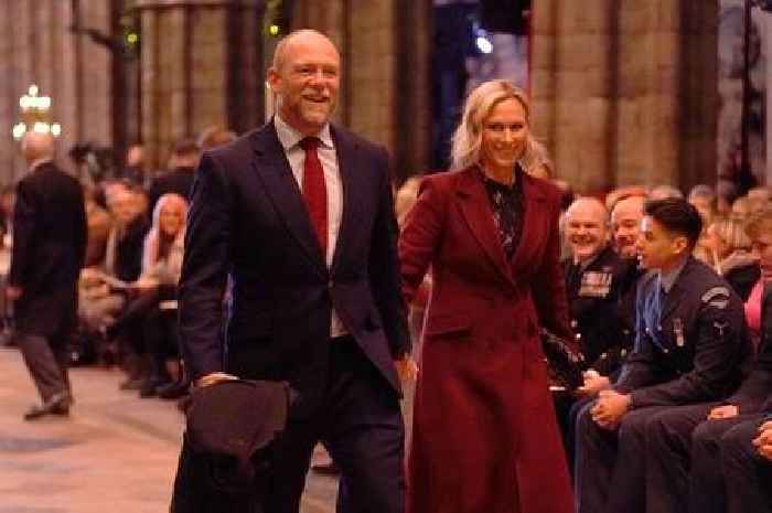 Zara and Mike Tindall show solidarity with Kate and William at Christmas carol concert