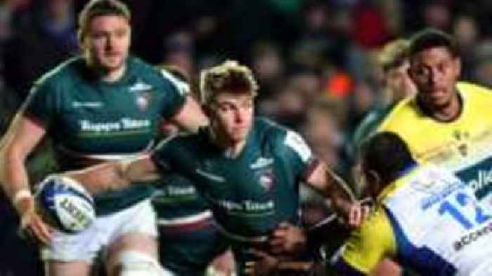 Leicester battle to victory over Clermont-Auvergne