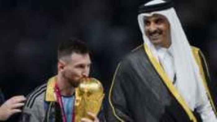 Messi's World Cup trophy lift provides iconic image