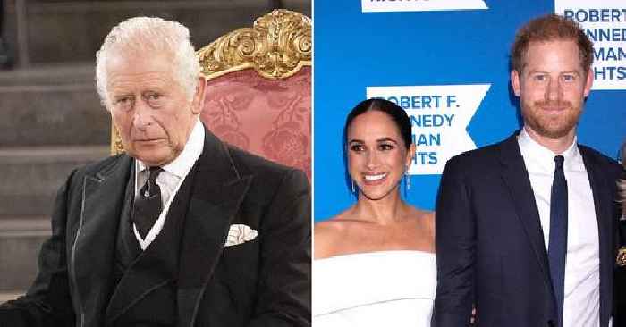 King Charles III Will Invite Prince Harry & Meghan Markle To May Coronation Despite Tension: 'The Door Will Always Be Left Ajar,' Says Source
