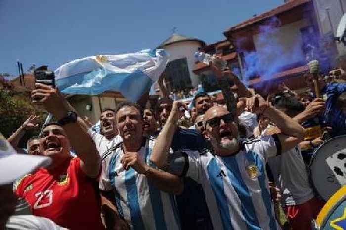 Diego Maradona's old home hosts incredible house party as Argentina win World Cup