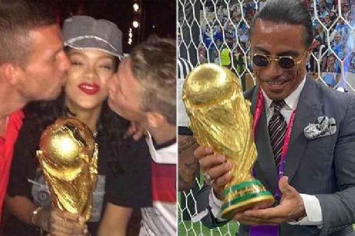 Salt Bae breaks strict World Cup trophy rules that Rihanna also broke in 2014