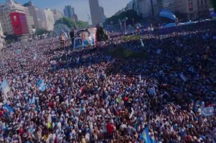 Staggering drone footage of Buenos Aires has everyone wishing Diego Maradona was there