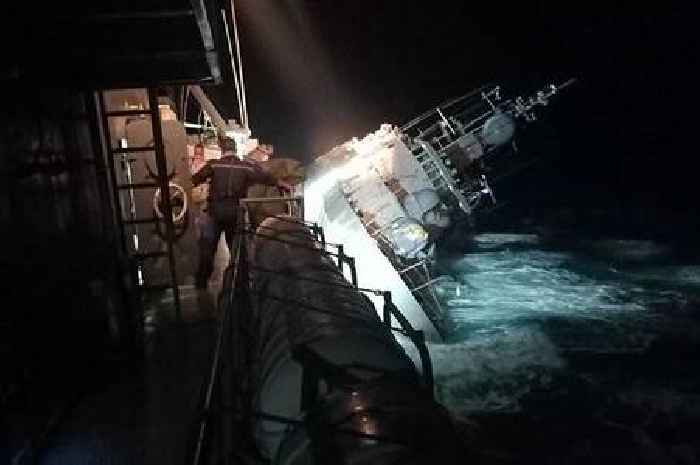 Royal Thai Navy ship sinks sparking huge rescue operation in Gulf of Thailand