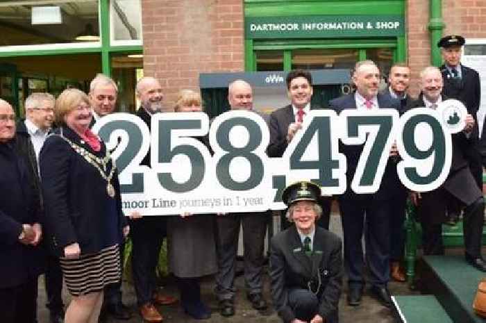 Celebrations as Dartmoor Line passes 250,000 rail journeys